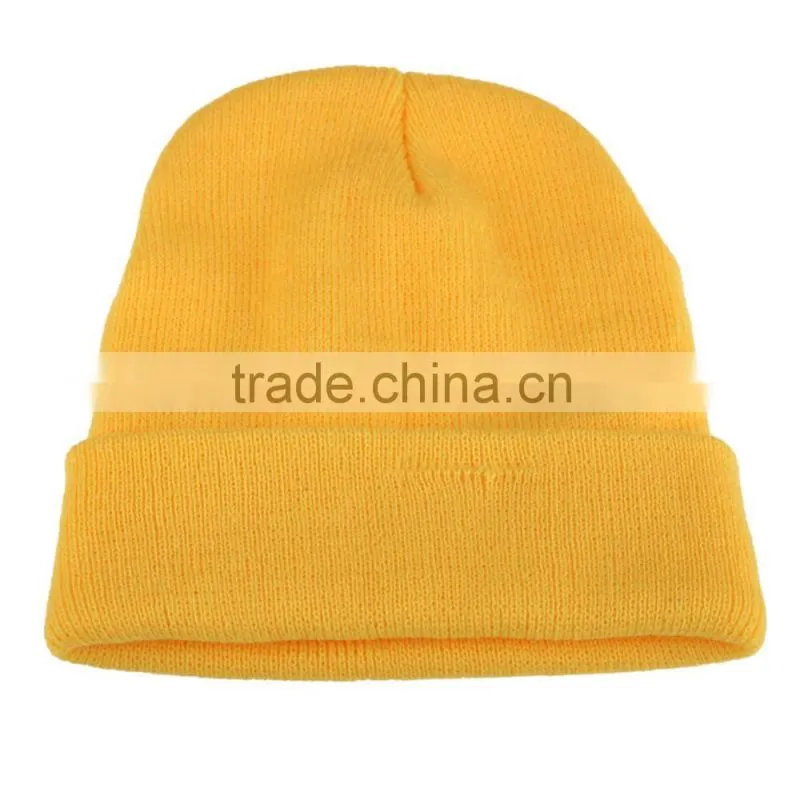 Fashion Colorful Knitted Custom Beanie