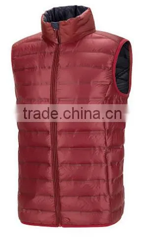 Men Ultra light padded down vest for winters