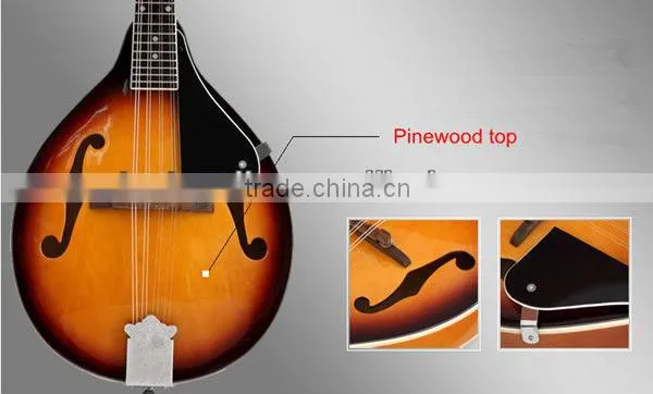 Cheapest ST Style Popular Spruce Plywood MandolinSMD0228