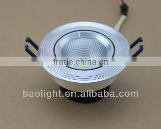 super bright round mini cob 5w aluminum led lamp for shopping malls
