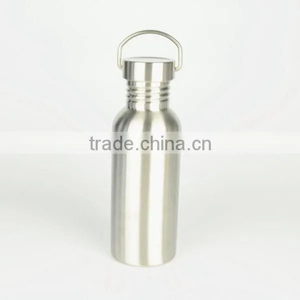New Designed single wall stainless steel sports water bottles
