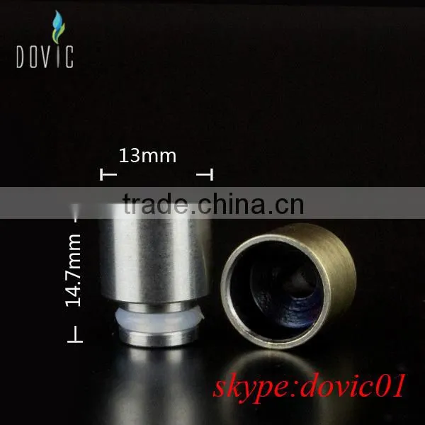 Copper color wide bore drip tip