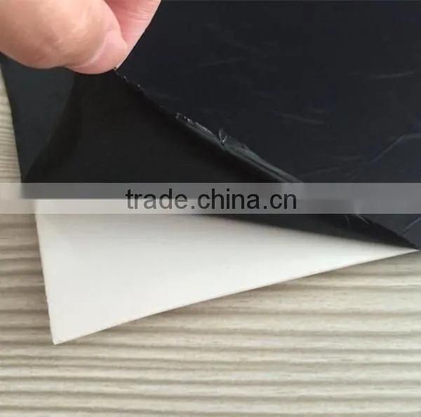 High Polymer HDPE waterproof membrane with adhesive glue