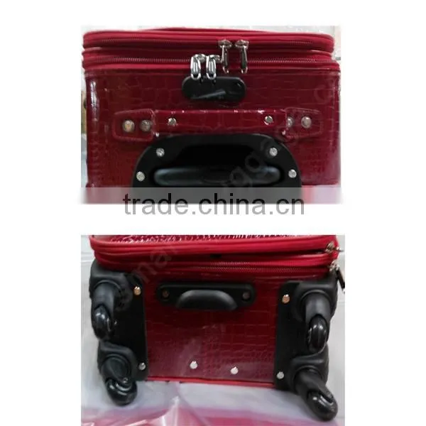New carry on PU Leather Luggage
