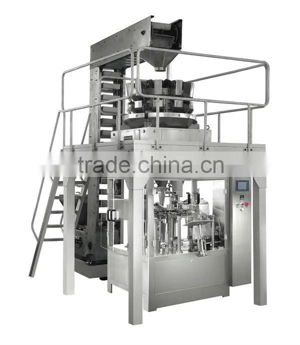 GD8-200 soild weigh fill seal production line rotary packing automatic machine