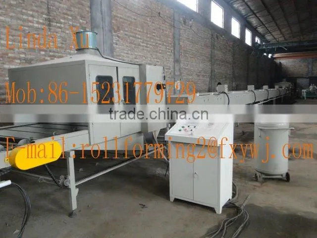 Stone coated roof tile making machine
