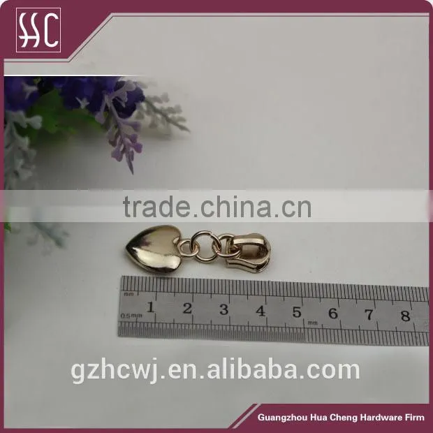 heart shaped zipper puller,metal zipper puller,Guangzhou zipper puller