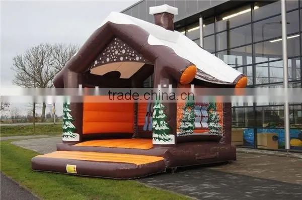 Bouncy castle with Winter theme