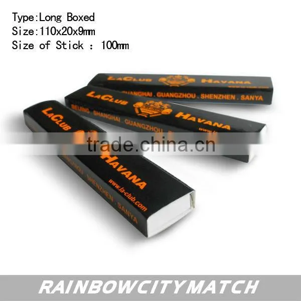 box matches with cmyk color printting and hotel matches and