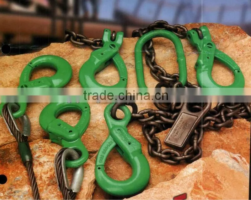 G80 European type eye self-locking hook