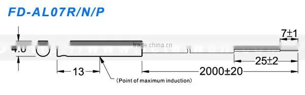 FD series AL Metal housing, Magnetic Sensors, Magnetic Reed Switch / Firm structure, Long LIfe, prevent damage.