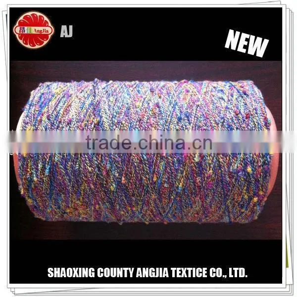 Angjia 2015 New fancy yarn knot yarn