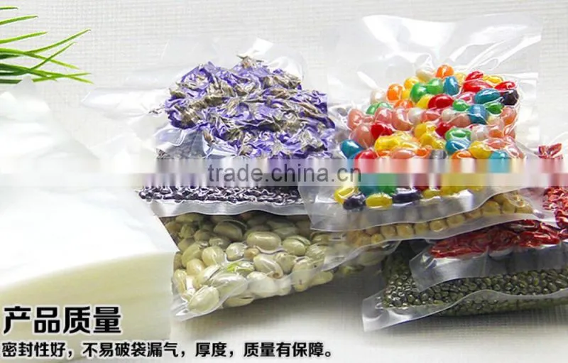 Plastic food vaccum bag