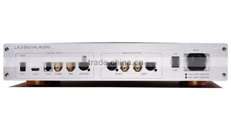 L.K.S Audio MH-DA003 ES9018 * 2 Dual-Channel Decoder Amanero USB DSD DAC Crystek Femto Clock