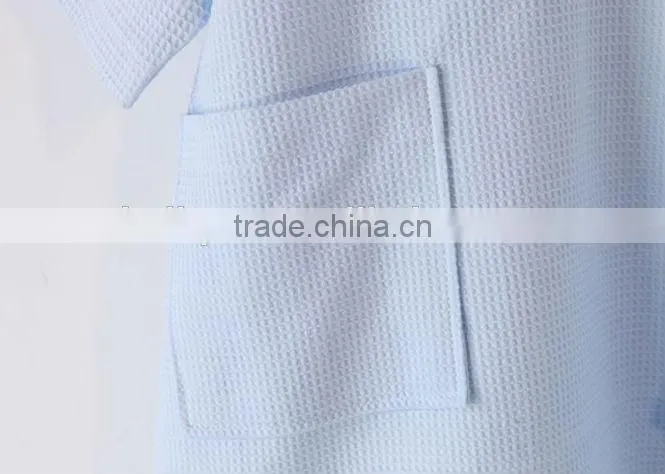 Waffle Suites White Hotel Bathrobe Spa Beauty Salon Robe