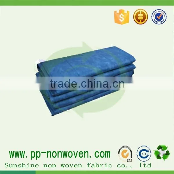 Disposable sheets nonwoven pillow cover and bedsheet for hospital
