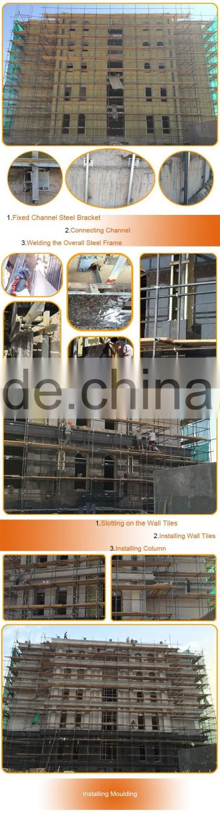Fantasy Facade Coutertop and Facade Decoration Tan Brown Granite Price