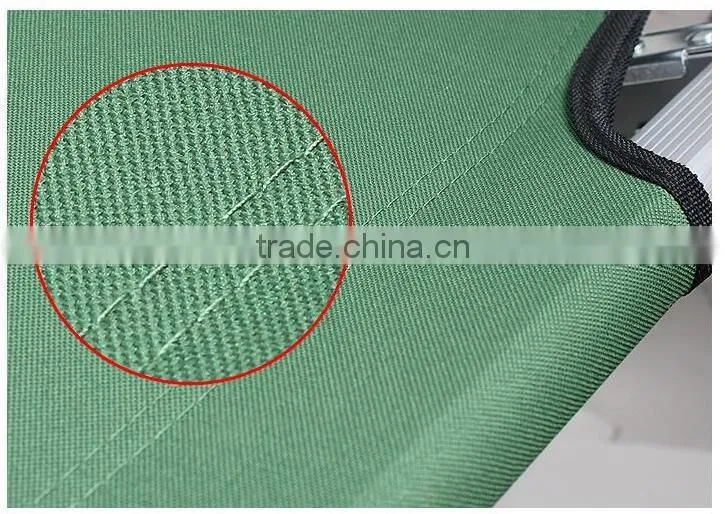 OEM Wholesale 600D Outdoor Aluminum Frame Military Adult Camping Bed