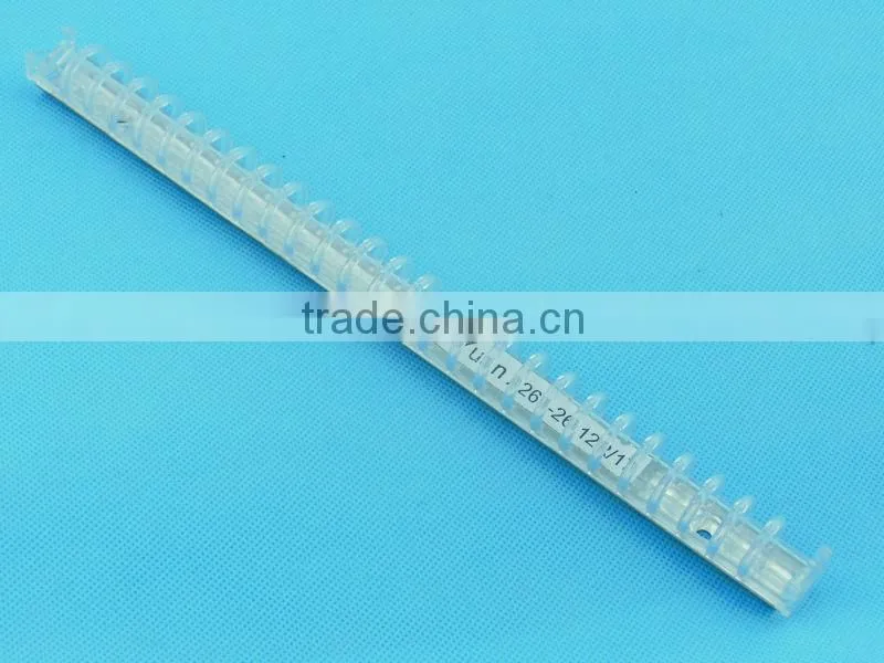 plastic 26 ring binder&plastic clip&file clip for notebook
