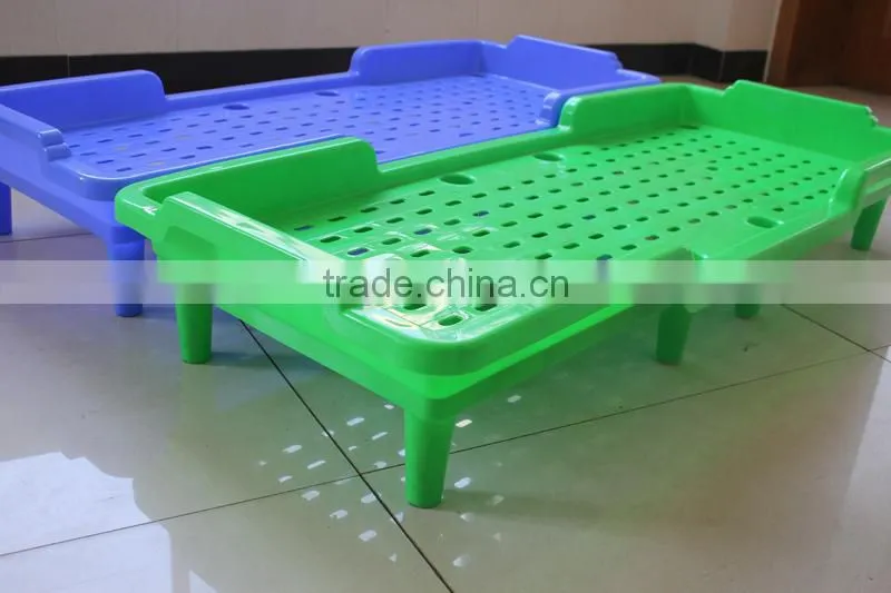 Nursery school eco friendly children cheap plastic stacking bed