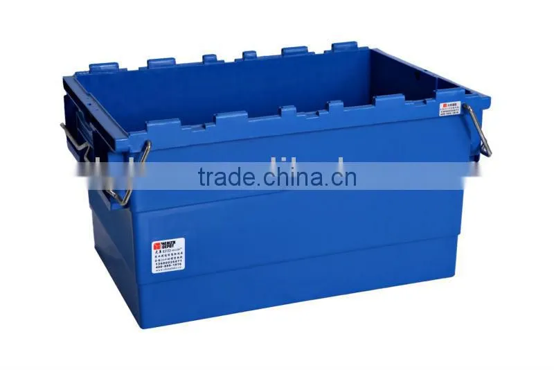 600*400*315mm Heavy Duty Plastic Bin with Bars