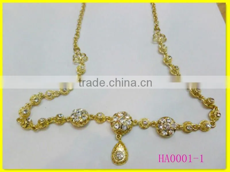 gold plating jewelry & headwear & fashion hair accessory