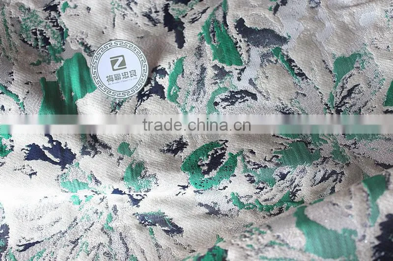 Sequin fabric with jacquard flowers sequin for sequin dress