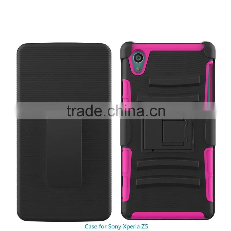 New arrival PC Silicone hybrid slim armor case moblie phone case for sony xperia z5 china price
