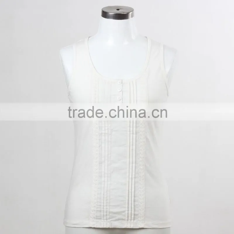 F5S15162 Women Blank Plain Tank Top