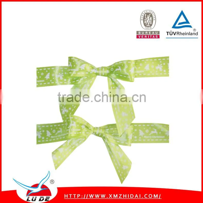 2016 wholesale Custom satin ribbon bow for gift decoration