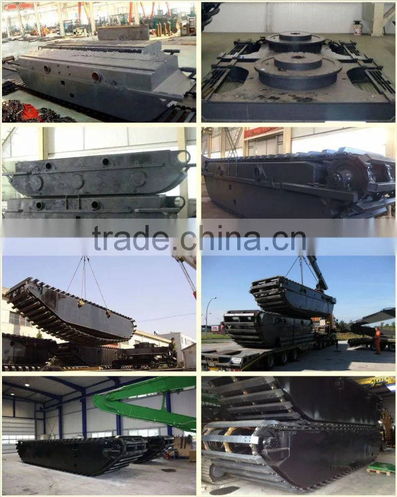 Amphibious Pontoon Undercarriage of amphibious excavator , Suitable to 20 to 23Ton Class Excavator , Model: MAX200PU