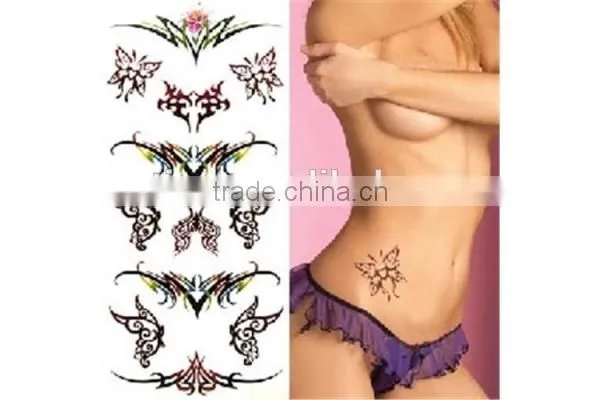 Temporary body tattoo sticker