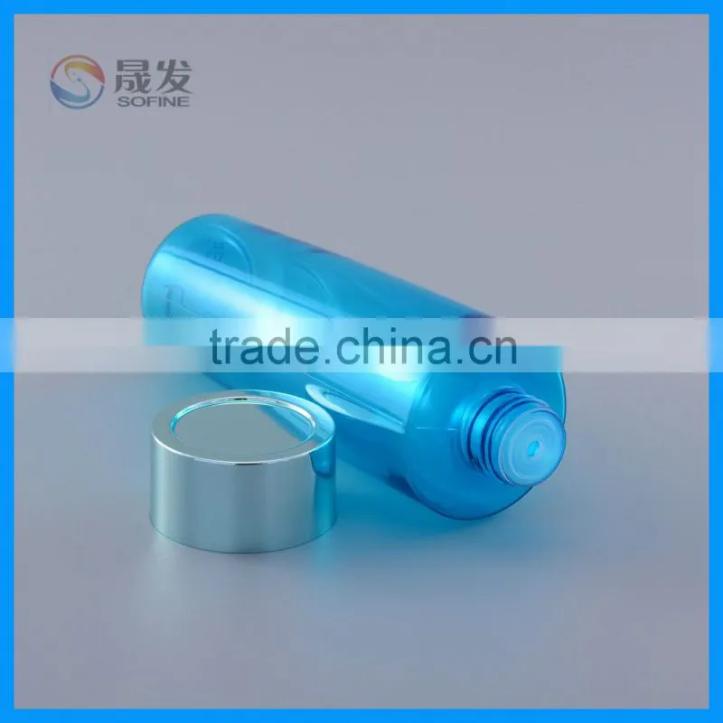 Screw cap pet cosmetic lotion bottle