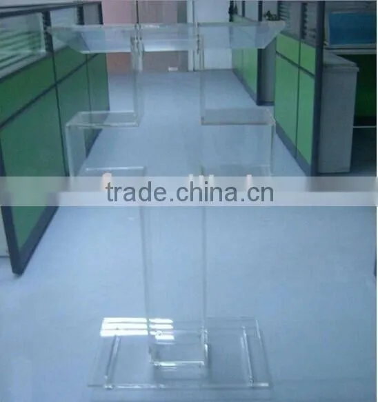 Custom High transparent plexiglss church pulpit