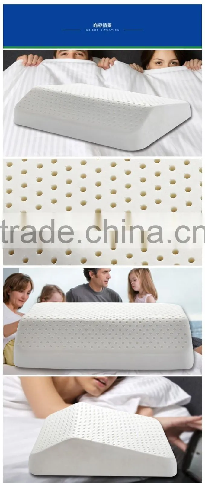 XD-KO004 office supplies spa wedge bath pillow/sognare pillow with size 51*30*7/9