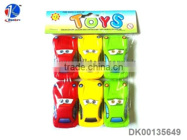 Colorful Pull Back Mini Plastic Toy Car