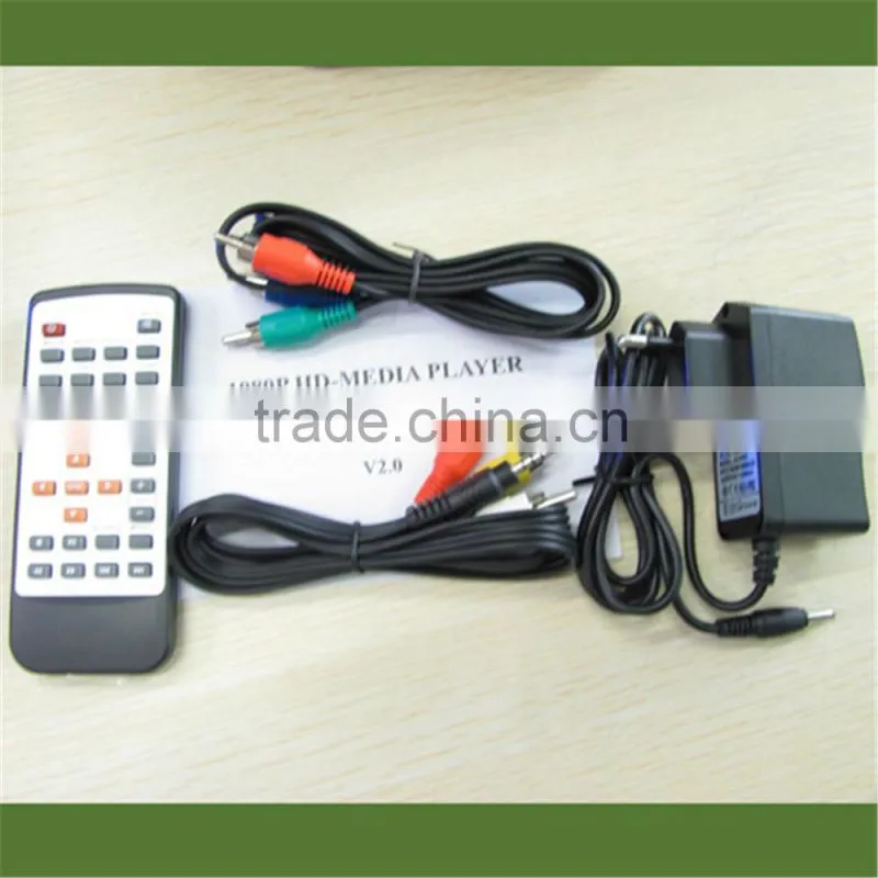 Multifunction mini mobile hard disk full hd media player black/mini full hd 1080p media player