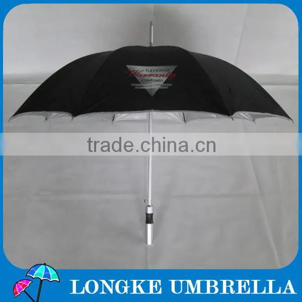 24"manual open Straight golf Umbrella with EVA handle