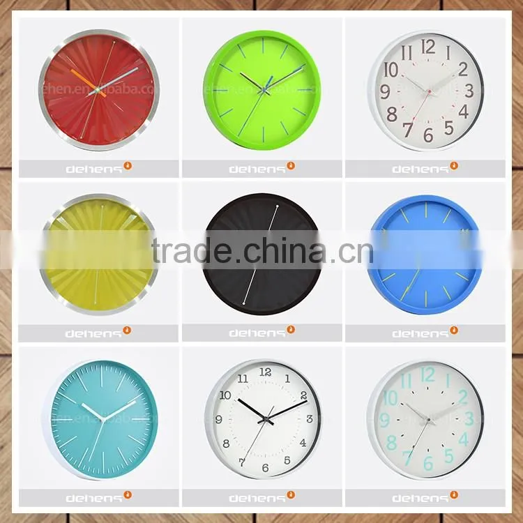 DEHEN New design plastic wall clock