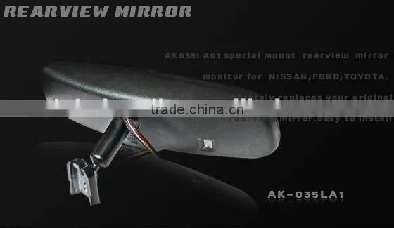 Specific 4.3inch rear view mirror for car parking sensor