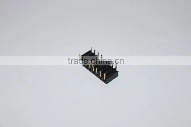 2.54mm double row bottom entry Female header 8 pin