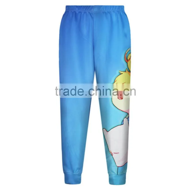 2015 new fashion Casual pants Polyester and Spandex High Quality Cute Cartoon Digital Print Pants N18-28