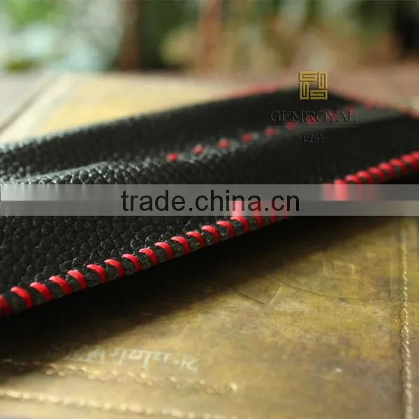 High quality handmade leather pen bag pouch