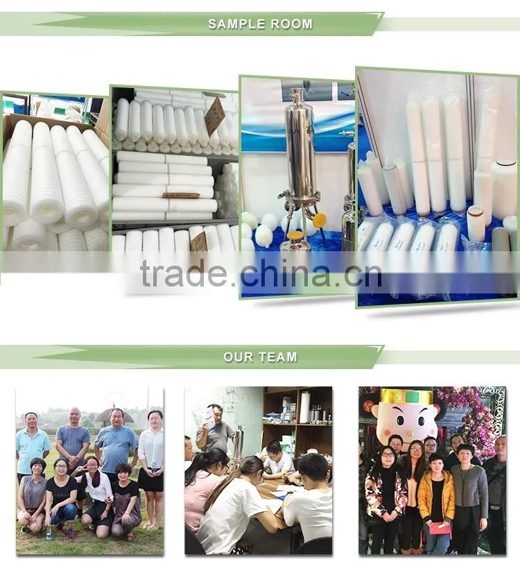 Activated carbon fiber ACF pleated filter cartridge for The adsorption of heavy metal ions