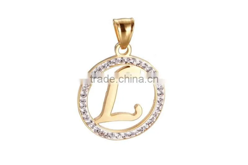 18k plating aluminum chain metal pendant necklace -jewelry wholesale