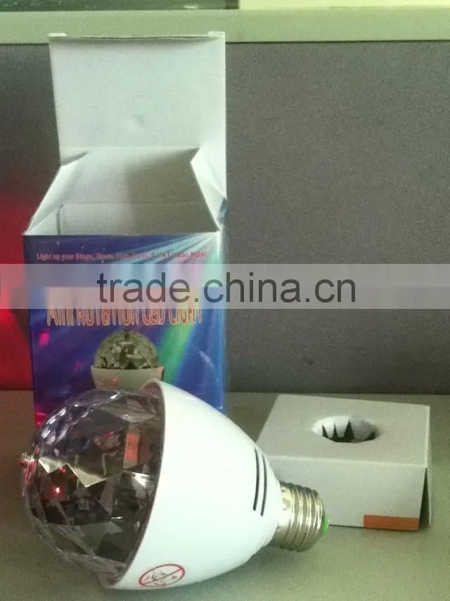 CE,ROHS certification E27 screw-socket RGB LED magic ball light christmas gift light