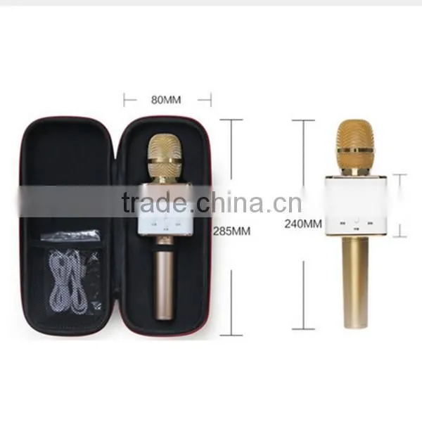 bluetooth wireless speaker handheld microphone for karaoke singing q7 microphone