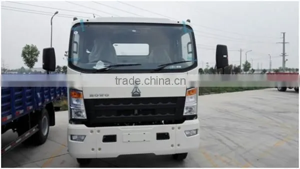 New Design HOWO 10 ton 4x2 Vehicle Chassis With Cummins Engine