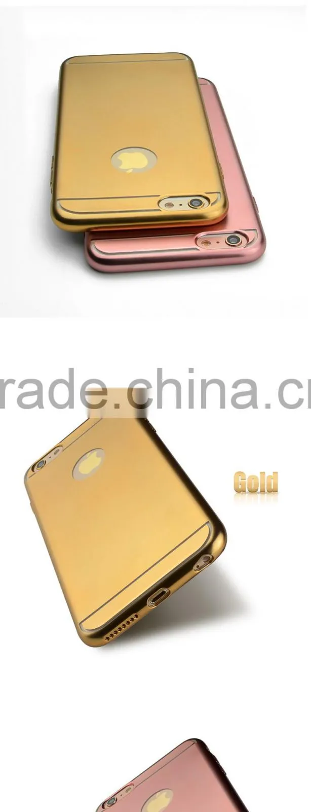 WHOLESALE ELECTROPLATE PHONE CASE FOR iPHONE 6,6S,6+MIXED MODEL/COLOR