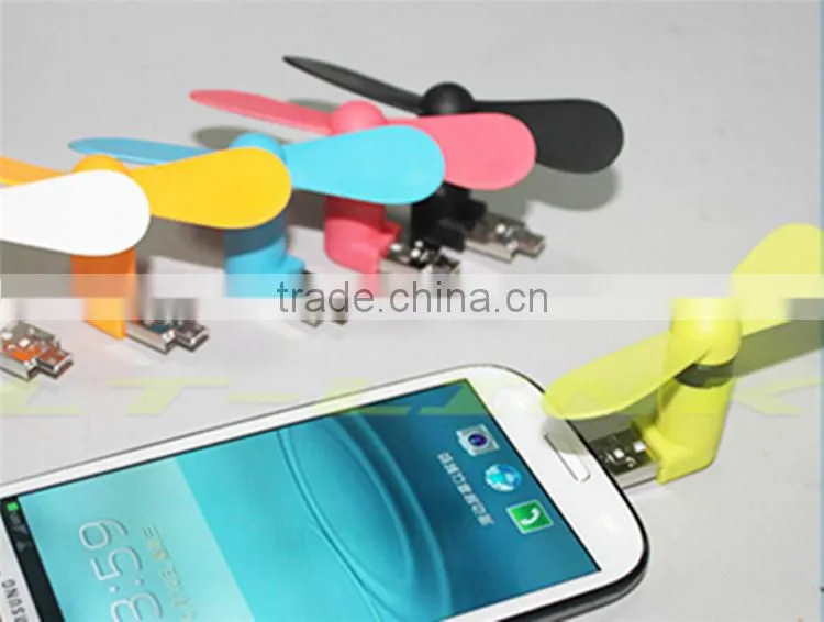 Pocket-size OTG Android Mobile Phone computer portable mini fan